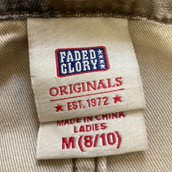 Faded Glory camo jeans jacket size 8/10 M - Picture 5 of 7
